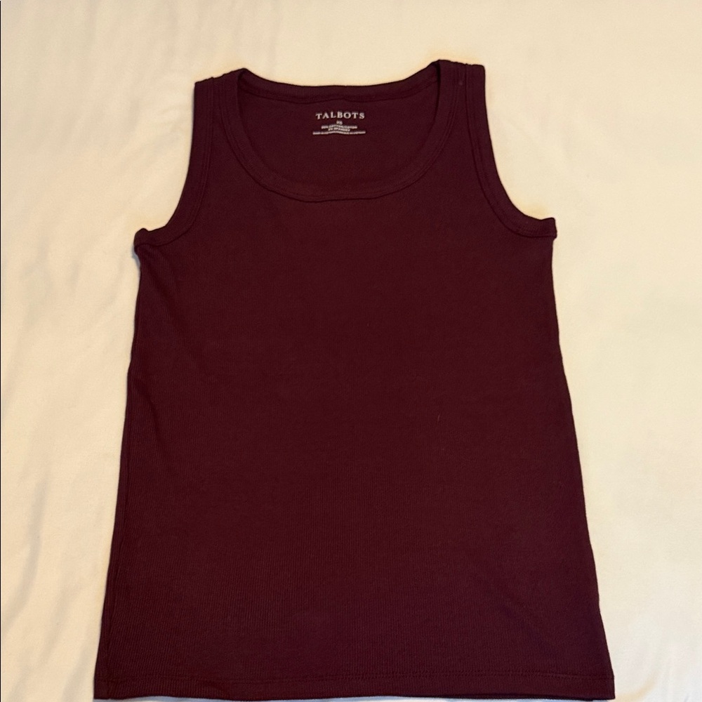 Women’s Talbots Deep Red Tank Top